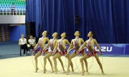 Казахстанские гимнастки участвуют в международном турнире «Happy Caravan»
