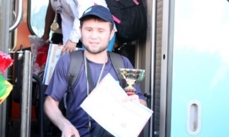 В Шымкенте встретили призеров Кубка Мира по кикбоксингу