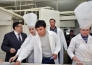 Карпов и Сапиев посетили кондитерскую фабрику в Караганде