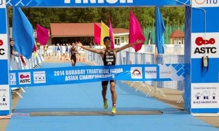 В Акмолинской области прошел чемпионат Азии по триатлону среди юниоров