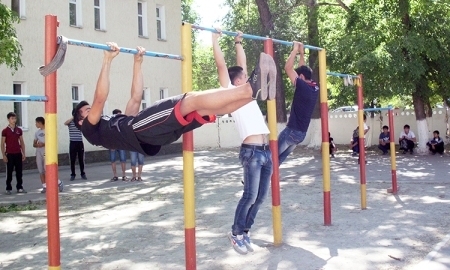 Street Workout набирает популярность в Таразе
