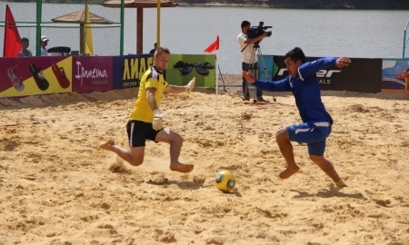 Стартовал чемпионат РК по пляжному футболу