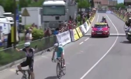 Видео финиша шестого этапа «Критериум дю Дофине» с участием «Астаны»