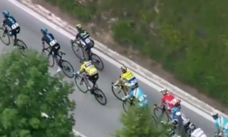 Видео победного для Льюва Вестры финиша седьмого этапа «Критериум дю Дофине»