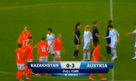 Видео матча отбора к чемпионату Мира среди женщин Казахстан — Австрия 0:3