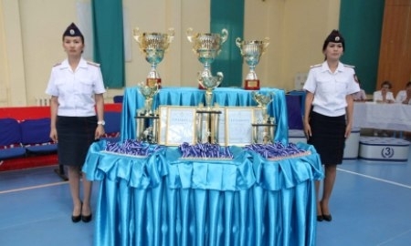 В Атырау завершились соревнования по рукопашному бою среди сотрудников ДВД