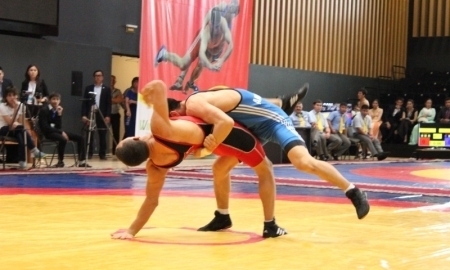 Фоторепортаж с чемпионата Казахстана по греко-римской борьбе в Караганде