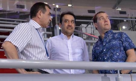 Дмитрий Медведев показал Кариму Масимову олимпийские объекты в Сочи