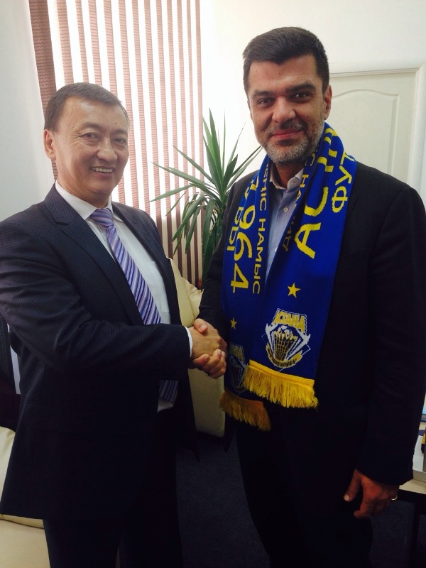 «Астана-1964» заключила меморандум о сотрудничестве с греческим «Ники Волос»