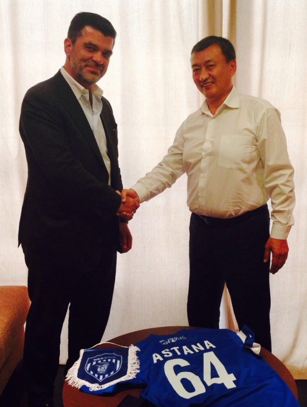 «Астана-1964» заключила меморандум о сотрудничестве с греческим «Ники Волос»