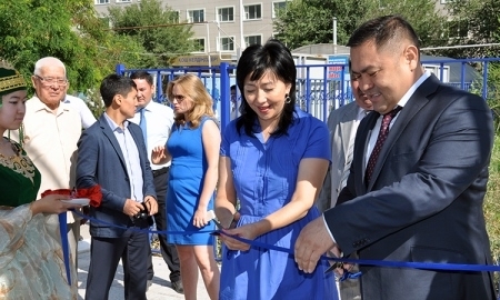 Студенты и преподаватели ТарГПИ построили мини-футбольную площадку