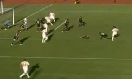 Гол Николы Покривача в матче Лиги Европы «Шахтер» — «Ширак»