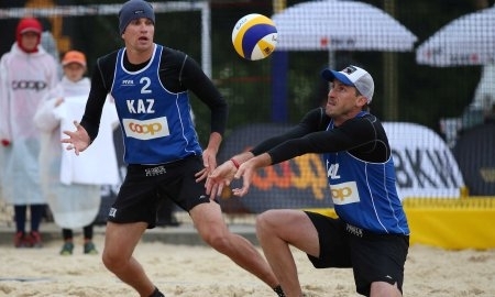 Казахстанские «пляжники» выступили на этапе Мирового тура в Швейцарии