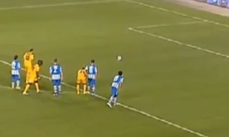 Гол Кнежевича в матче Лиги Европы «Кайрат» — «Эсбьерг» 1:1