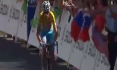 Видео победного финиша Винченцо Нибали на 13-м этапе «Тур де Франс»
