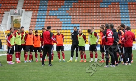  Фоторепортаж с предыгровой тренировки «Актобе»