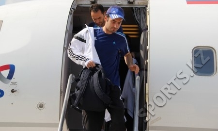  Фоторепортаж с прилета «Астаны» в Ларнаку