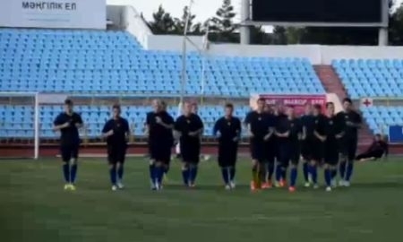 Видео с предматчевой тренировки «Атлантаса»