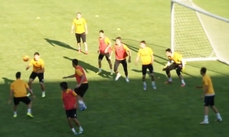 Видео тренировки «Кайрата» перед матчем с «Эсбьергом»