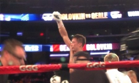 Фоторепортаж с боя Головкин — Гил