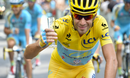 Видео выступления Винченцо Нибали с победной речью на «Тур де Франс»