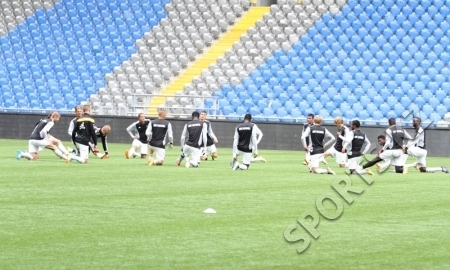 Фоторепортаж с предыгровой тренировки АИКа