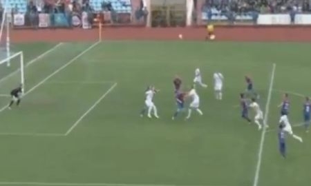 Гол Михрета Топчагича в матче Лиги Европы «Шахтер» — «Хайдук»