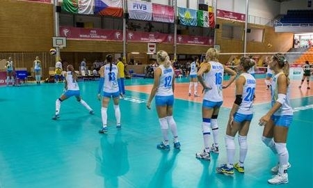 Казахстанские волейболистки переиграли Алжир