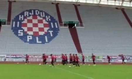 Видео с предыгровой тренировки «Шахтера» в Сплите