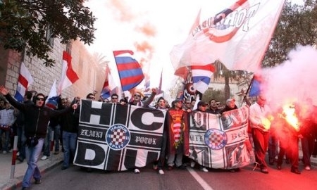 Болельщики «Хайдука» не давали спать футболистам «Шахтера»