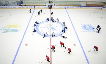 Фоторепортаж с тренировки «Барыса»