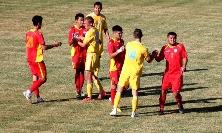 Фоторепортаж с товарищеского матча Казахстан U-21 — Олимпийская сборная Кыргызстана 4:0