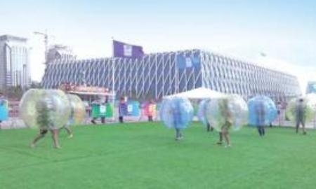 В Астане прошел турнир по бамперболу