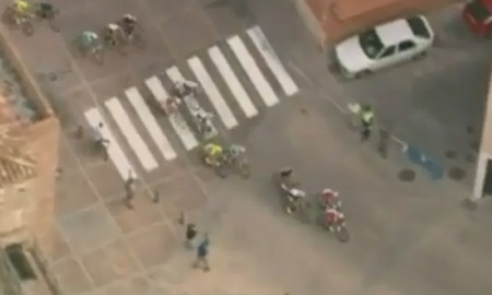 Видео финиша с участием гонщиков «Астаны» на «Вуэльта Бургос»