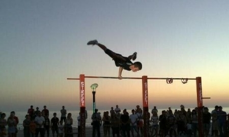 В Актау прошли соревнования по street workout