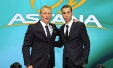 Известные велогонщики Александр Винокуров и Винченцо Нибали проедут по улицам Астаны