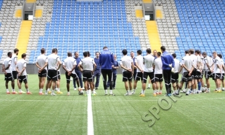 Предыгровая тренировка «Астаны»