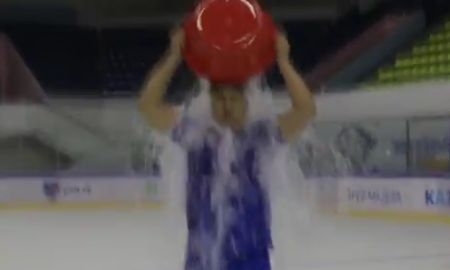 Вице-президент ХК «Барыс» принял участие в благотворительной акции Ice Bucket Challenge