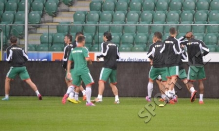 Фоторепортаж с предыгровой тренировки «Легии»