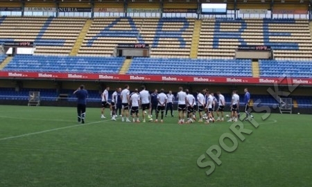 Фоторепортаж с предыгровой тренировки «Астаны» в Вильярреале