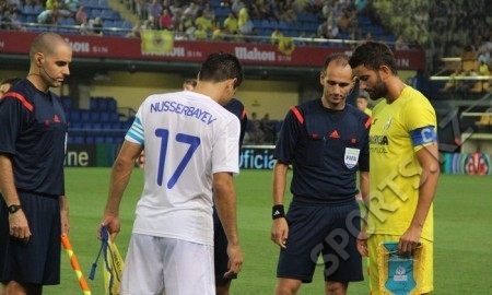 <strong>«Астана» уступает «Вильярреалу» после первого тайма</strong>