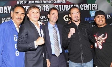 Видеосюжет о пресс-конференции Головкин — Рубио