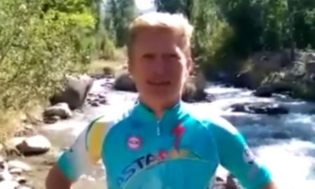 Александр Винокуров принял эстафету Ice Bucket Challenge от Серика Сапиева