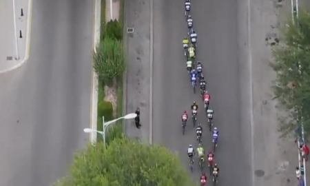 Видео финиша восьмого этапа «Вуэльты» с участием гонщиков «Астаны»