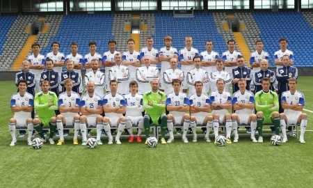 Национальная сборная начала готовиться к матчу с Латвией