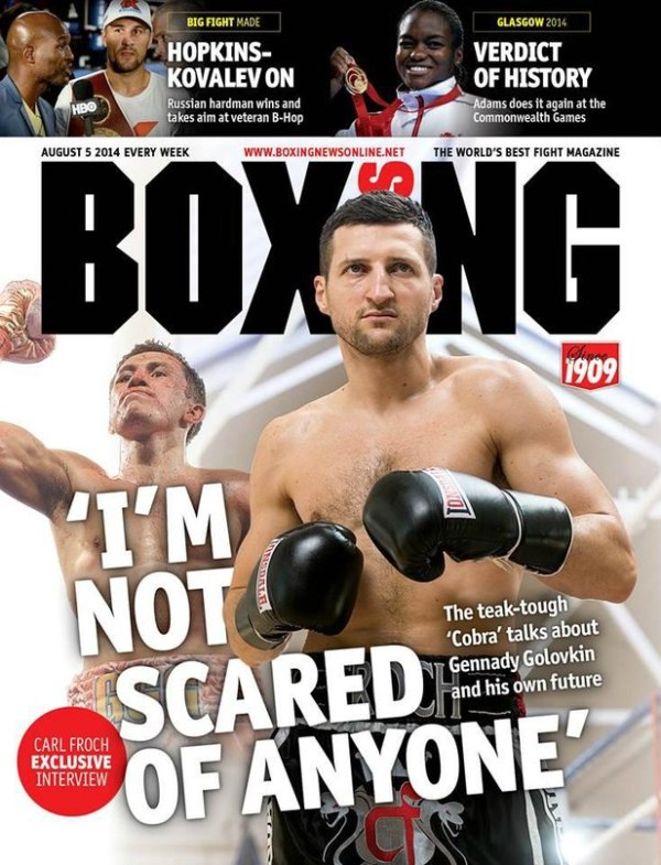 Геннадий Головкин оказался на обложке журнала «BoxingNews»