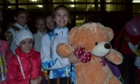 В Петропавловске встретили призера юношеской Олимпиады Дарью Медведеву