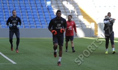  Фоторепортаж с предыгровой тренировки молодежной сборной Франции