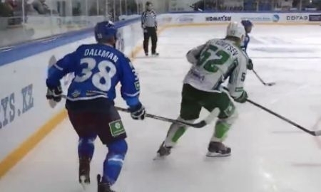 Видео шайб матча КХЛ «Барыс» — «Салават Юлаев» 5:4