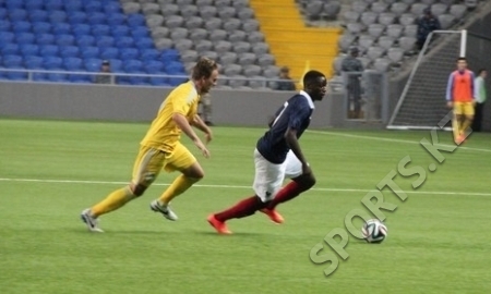 Видеообзор матча отборочного этапа ЕВРО 2015 Казахстан U-21 — Франция U-21 1:5